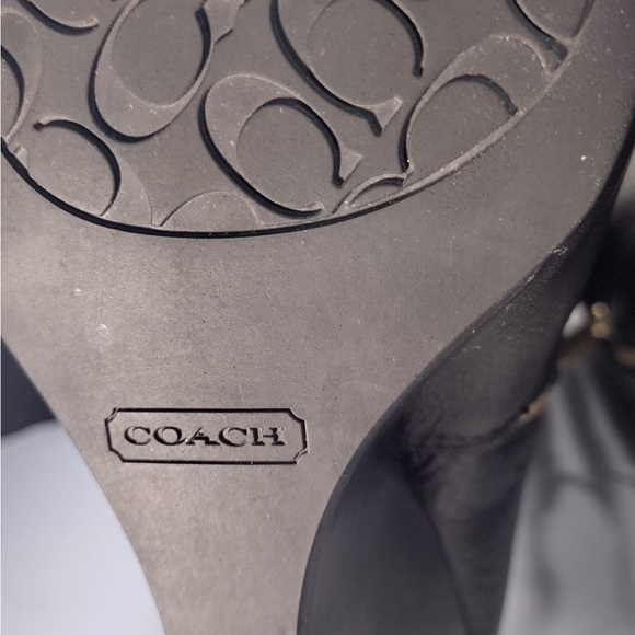 Coach Black Over the Knee Boots  size  7.5 pre
Owned Exellent condition - Picture 7 of 11